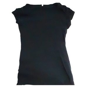 Plain black tee